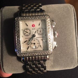 Michele Diamond Deco Watch
